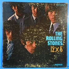 THE ROLLING STONES 12 X 5 VINYL  LP 1964 RE '66 MONO NICE CONDITION VG/VG!!A