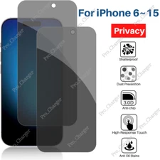 Privacy Screen Protector Cover Wholesale For iPhone 15 14 13 12 11 XS X XR 8 7 6