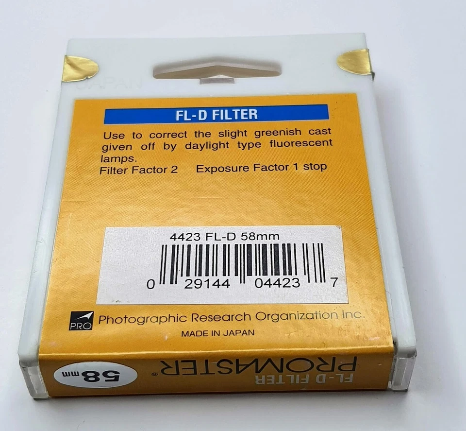 58mm Pro FL-D Daylight Balance Lens Filter FLD Japan 58 mm Camera Fluorescent 58 - Image 4 of 4
