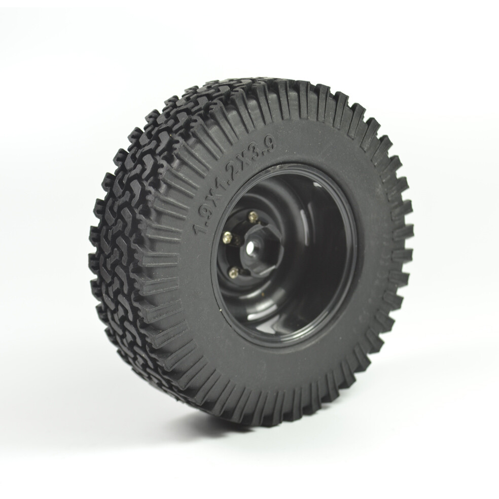 4x Rock Crawler Tires 98MM & Wheel Rim 1.9" Inch Hex 12mm for 1/10 Scale RC Car