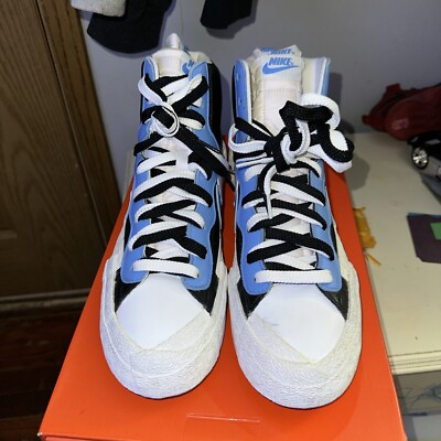 Sacai x Blazer Mid Black Blue-BV0072-001 10M
