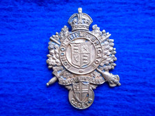 LONDON RIFLE BRIGADE CADETS BRASS CAP BADGE,  REPRODUCTION