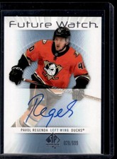 2022-23 SP Authentic 2012-13 Retro Future Watch Autographs Pavol Regenda RC Auto