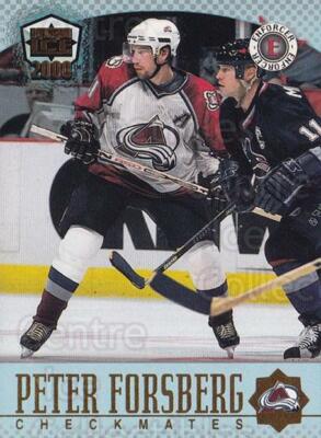 1999-00 Dynagon Ice Checkmates American #20 Peter Forsberg, Chris Drury
