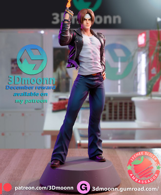 Kyo Kusanagi, Resin 20 CM Model Kit Painted 3d Printed GK Statue Figure