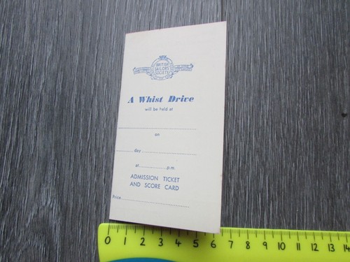 Tarjeta Whist Drive publicidad promocional temprana de la British Sailors Society - Imagen 5 de 6