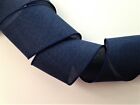 Navy Ribbon, 2 1/2" Wide, Wired Edge, 5 Yards, Home Decor Ribbon