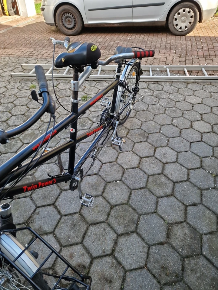 Tandemfahrrad Tandem 26" Fahrrad Trekkingrad 21 Gang Twin Power 3 - Bild 2 von 4