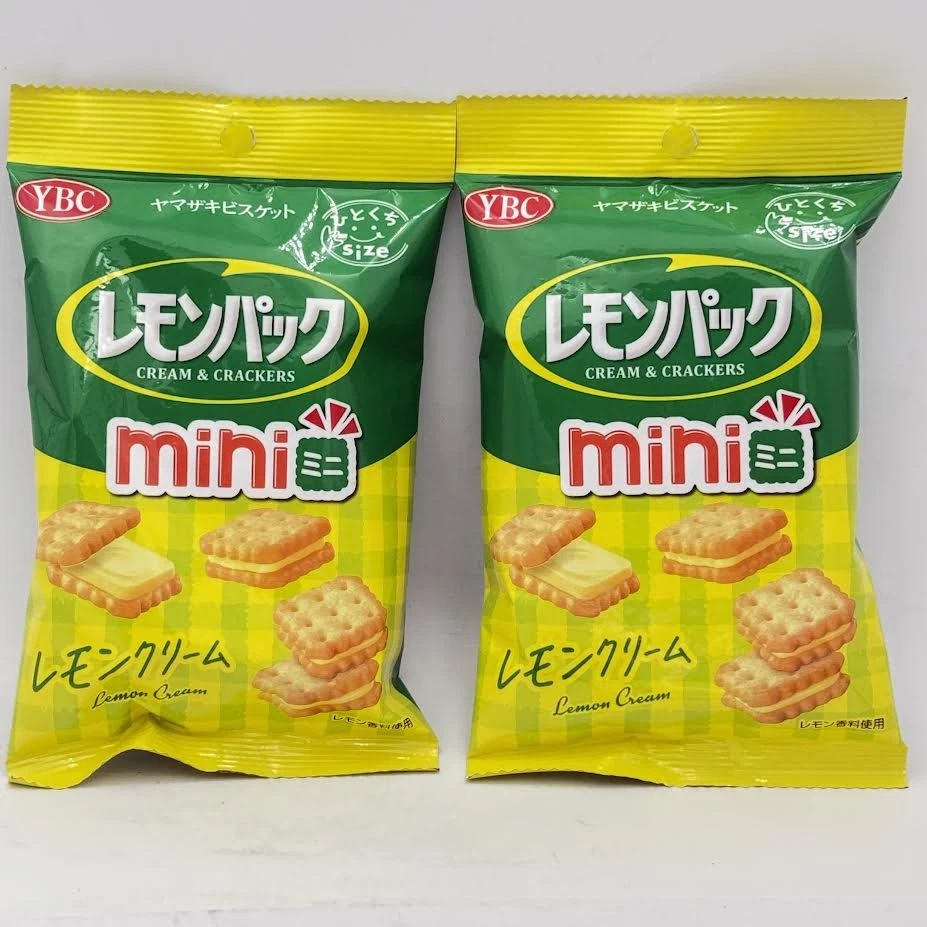 (2CT)YBC Lemon Pack Mini Cream & Crackers 40gx2bags檸檬夾心餅 image 1