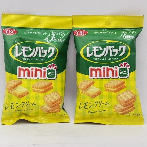 (2CT)YBC Lemon Pack Mini Cream & Crackers 40gx2bags檸檬夾心餅 - product listing photo