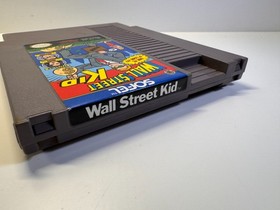 Wall Street Kid (Nintendo NES, 1990) Authentic. GREAT LABELS! Tested.