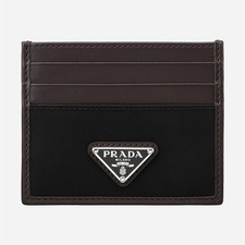 Prada 6S Triangle Logo Nylon Card Case Black 2MC025 2DW3 F0002 150791636