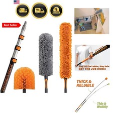 20 Foot High Duster Kit with 4-12 ft Extension Pole  High Ceiling Duster C...