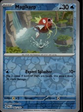 Carta Pokemon Magikarp Common SV02 Paldea Evoluta 042/193 Water Reverse Holo