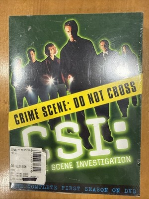 CSI Crime Scene Investigation The Complete First Season DVD 2003