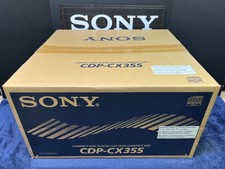 -SEALED - NEW IN BOX - Sony 300 Disc CD/DVD Changer Player CDP-CX355