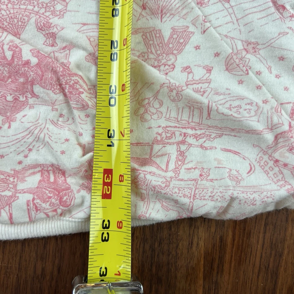 Amy Coe Edición Limitada Rosa Circo Toile Manta Bebé 30x40 100% Algodón Cuna Foto 2 de 4