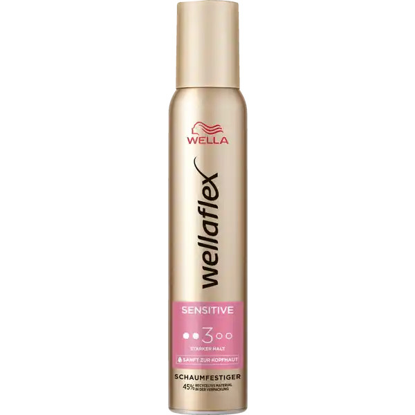 Wella Wellaflex Hair Mousse  SENSITIVE Level #3-200ml FREE SHIPPING
