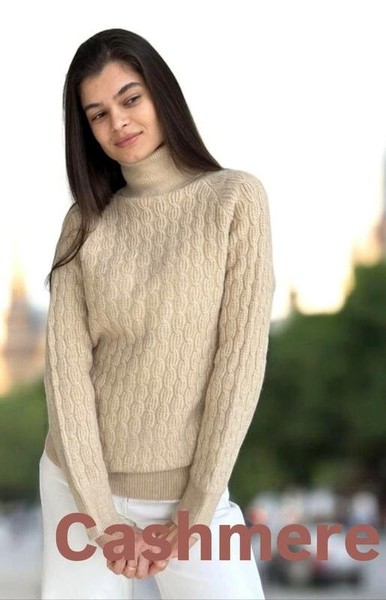 Women & Other Stories Sweater Beige Cashmere 40 /