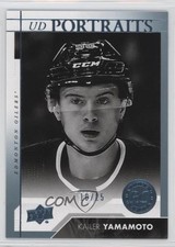 2017 Upper Deck Portraits Rookies Platinum Blue 10/25 Kailer Yamamoto #P-95 2a8