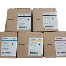 Genuine Canon Ink Multipack - PFI-110 FULL SET / TX-2000 3000 4000 160ml
