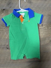 Ralph Lauren polo Green romper size 6 months