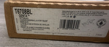 Moen T6708BL Genta Widespread 2 Handle Bathroom Faucet Trim Less Valve , READ