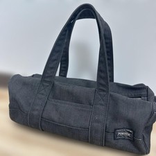 PORTER YOSHIDA SMOKY Mini Boston Bag Drum Bla...