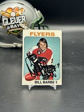 Bill Barber Autographed Signed 1975 Topps #226 Flyers IP Auto No COA (JDD)