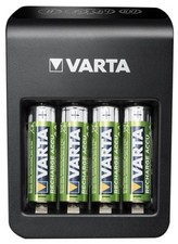 VARTA LCD Plug Charger+ Ladegerät, 2100 mAh AA, LCD-Anzeige, AA/AAA/9V NiMH,