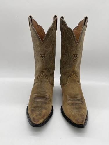 Ariat Heritage Western Cowgirl Brown Bomber Leather Boots Style 15729 Women’s 8B - Picture 3 of 14
