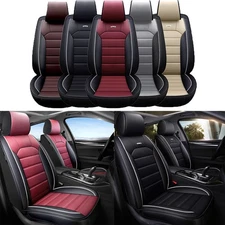 Seat Covers For Ford/Toyota,Waterproof PU Leather Cushion Protector (2 Seats)
