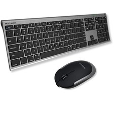 Premium Bluetooth Keyboard and Mouse for Mac  Compatible Wireless Apple Keyb...