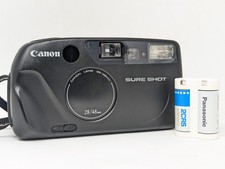 Canon Sure Shot 28/48mm Point  Shoot Film Camera - Tested