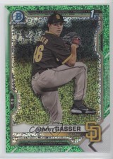 2021 Bowman Draft Chrome Green Sparkle Refractor 7/99 Robert Gasser 0qc1
