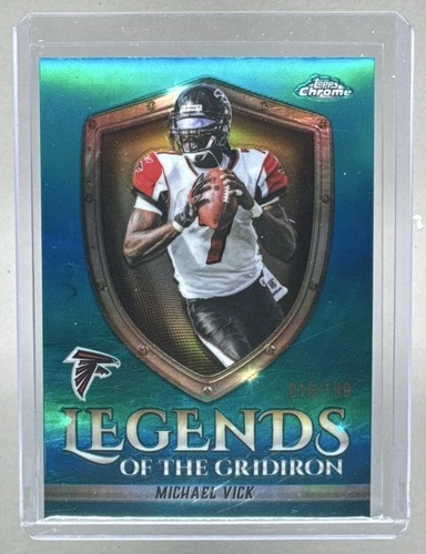 2025 Topps Chrome Michael Vick Aqua Refractor (RAW)
