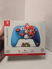 SUPER MARIO Nintendo Switch Enhanced Wired Video Game Controller NEW SEALED
