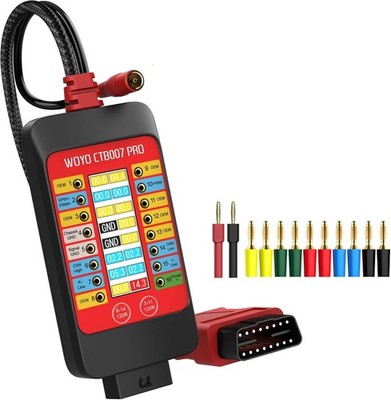 CTB007 PRO OBD2 Breakout Box ECU Voltage & Pin State Tester + Jumper Leads