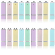 Mixed Color 20PCS 16GB USB 2.0 Flash Drive USB Memory Stick Thumb Drive PenDrive