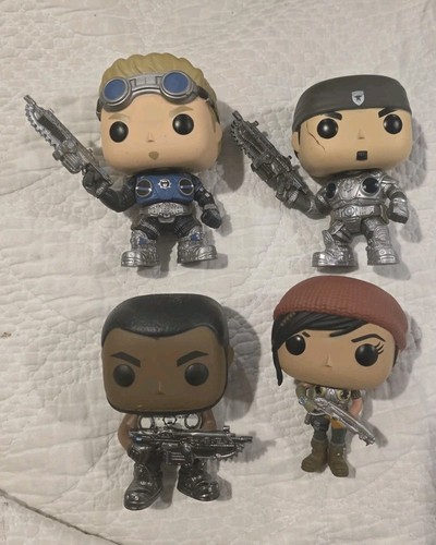 4 Funko Pop! Games Gears of War Damon Baird Augustus Cole Marcus Fenix Kait Diaz