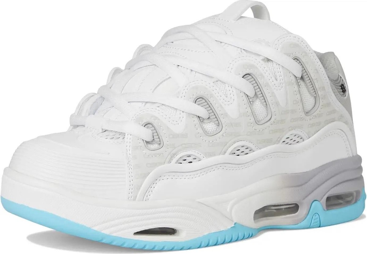 Osiris D3 2001 White Grey Baby Blue Mens Skate Trainers Shoes | eBay