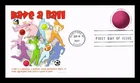 US COVER KICKBALL HAVE A BALL FIRST DAY ISSUE PANDA CACHET