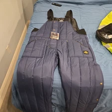 RefrigiWear Cooler Wear Bib Overalls - 10°F Comfort, Insulated,