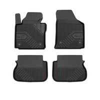 FußMatten Gummimatten No.77 FüR VW Caddy III 2003-2020 TPE Schwarz 4 Teile