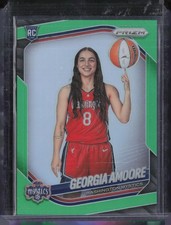 2025 Panini Prizm WNBA Lime Green #140 Georgia Amoore 166/225 RC Rookie 
