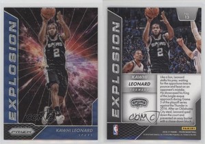2016-17 Panini Prizm Explosion Blue Wave Prizm /99 Kawhi Leonard #13