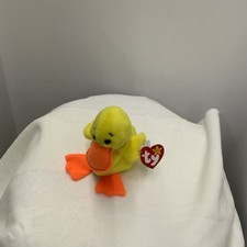 Ty Beanie Babys - Quackers The Duck 6" Plush Toy 4024