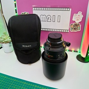 Nikon Nikkor AF 80-400mm f4.5-5.6 D ED VR Lens Nikon F mount w/Case + Hood bmay