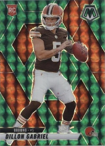 2025 Panini Mosaic - Rookies Dillon Gabriel #332 Green Mosaic Prizm (RC)