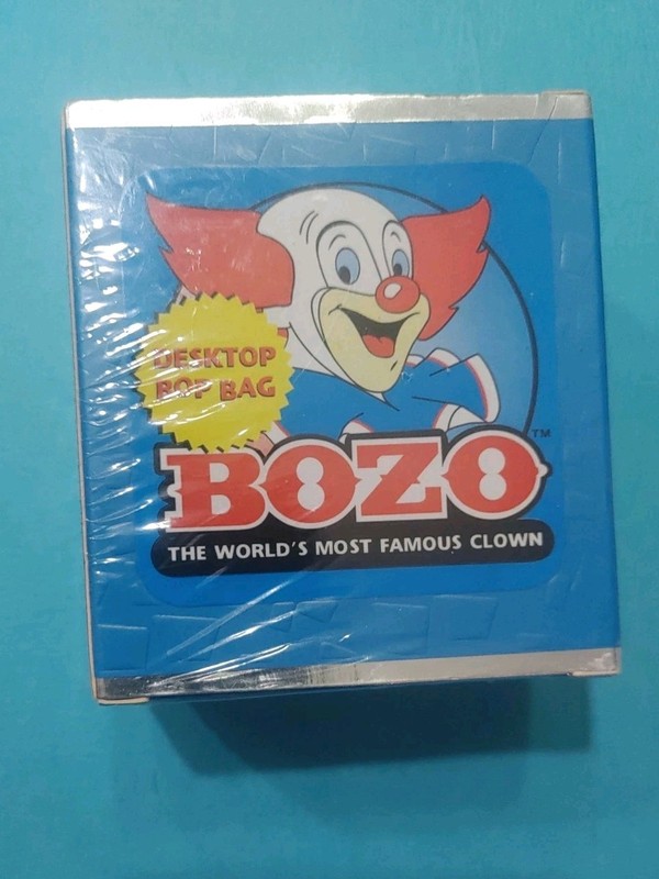 Bozo The Clown 7" Desktop Bop Bag New Sealed